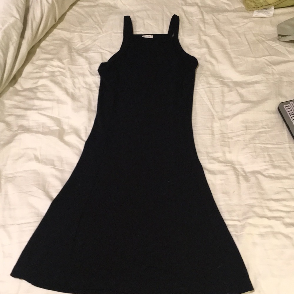 tight black brandy melville tank dress
